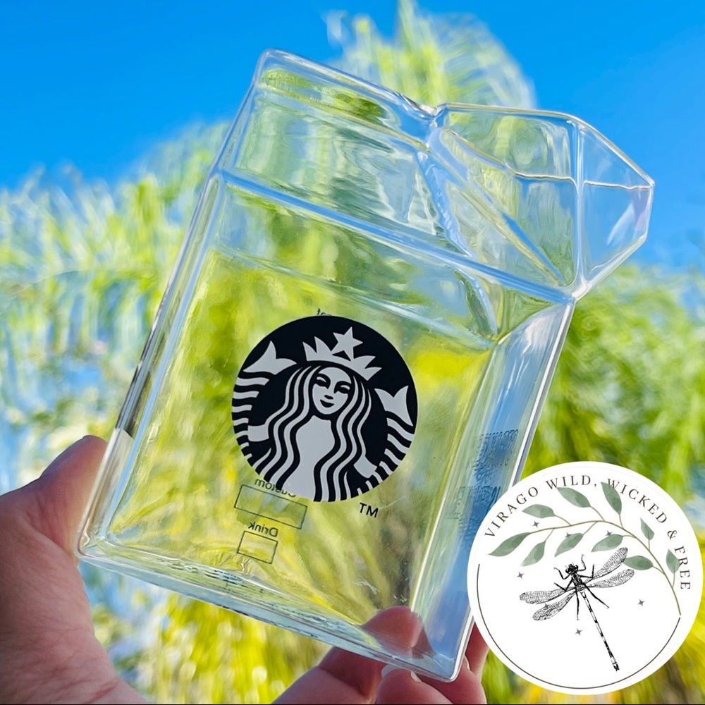 Starbucks Milk Carton Glass Mug - Picture 4 of 8